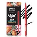 FACES CANADA Magneteyes Kajal - Black, 0.35g | 24 Hr Long Stay | One Stroke Smooth Glide | Waterproof, Smudgeproof & Fadeproof | Deep Matte Finish | Enriched With Almond Oil & Vitamin E