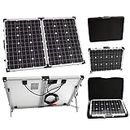 120W 12V Photonic Universe Portable Folding Solar Charging kit with Protective case and 5m Cable for a Motorhome, Caravan, Campervan, Camping, car, Van, Boat, Yacht or Any Other 12V System