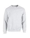 D&H CLOTHING UK Pull uni de qualité supérieure - Vêtement de travail décontracté à col rond - Pour le sport, les loisirs, gris, XL