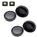 Front Body Cap + Rear Lens Cap Cover for Sony Alpha E Mount A6600 A6500 A6400 A6300 A6100 A6000 A5100 A5000/A7R IV/A7R II/A7R III/A7R/ A7 IV A7 III/A7 II/A7/A9/A9 II More Sony Camera & Lens