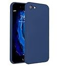 LOXXO® Silicon Back Cover for iPhone 6 Plus / 6s Plus with Microfiber Cushioning (Silicone | Blue | Solid)