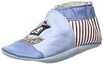 Robeez Pirate's Boat, Unisex Baby Booties Blue Size: 0-6 mois UK