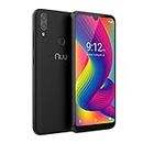 NUU MOBILE X6mini Android 10 Smartphone (4G LTE 32GB + 3GB RAM) | 5.8″ HD+ Display | 8MP Dual Camera | 3.5mm Headset Jack | Face ID & Fingerprint ID, BLACK