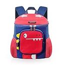 FunBlast Kids Backpack Mini Travel Bag 1-6 Years– Miniature Bags for Kids, Bags for Pre-Schoolers, Small Bags for School, Picnic, Travelling Bag for Toddlers (28 X 23 X 13 CM) (Blue-Red)
