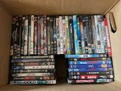 Job Lot of DVDS 60+ Titles Movies TV Horror Comedy Region 2 PAL Used Action