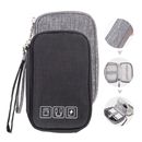 2Pcs Cable Organizer Bag Travel Organizer Bag Small Electronic Accessories Case