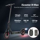 500W Electric Scooter Adult 40KM Long Range Fast Speed Folding E-scooter w/ APP