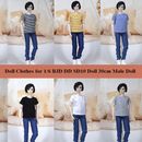 Doll Accessories Doll Clothes Fashion Men T-Shirt Kids DIY Toys Male Clothes