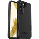 OtterBox Commuter Case for Samsung Galaxy S22, Shockproof, Drop proof, Rugged, Protective Case, 3x Tested to Military Standard, Antimicrobial Protection, Black, No Retail Packaging