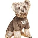 Cute Dog Clothes,Dog T Shirt for Medium Dogs.Dog Clothes for Small Dogs Girl Boy,Puppy.Breathable Soft Dog Costume Pet Dogs Cats,Pet Pullover Jumper,Cat Clothes (S-(4~8lb), Chest~14", Khaki)