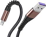 [ Apple MFi Certified 2pack ] iPhone Charger,Lightning Cable, Fast Charging Cables for Apple iPhone 12/11/11Pro/11Max/ X/XS/XR/XS Max/8/7/6/5S/SE/iPad Mini Air (1ft, Brown)