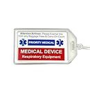 Flight Medical Device Tag Carry On Exemption - Respiratory Devices, Travel Supplies, Bag Tag, Luggage, Medical Alert