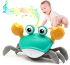 Crawling Crab Baby Toy  Infant Tummy Time  with Music and Lights Avoid Obstacles