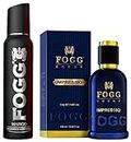 Fogg Marco Body Spray For Men, 150ml And Fogg Impressio Scent For Men, 100ml