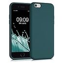 kwmobile Custodia Compatibile con Apple iPhone 6 / 6S Cover - Back Case per Smartphone in Silicone TPU - Protezione Gommata - petrolio matt