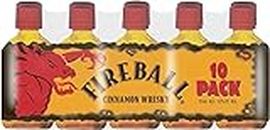 Fireball Likör Blended With Cinnamon & Whisky (10 x 0.05 l)