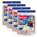 O-Cedar EasyWring Deep Clean Refill (4-Pack) | 40% More Cleaning Power | Microfiber Mop Refill Compatible with O-Cedar EasyWring Spin Mop & Bucket System