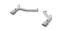 MBRP 3-Inch Aluminized Steel Axle Back Exhaust Dual Rear Exit with T304 Stainless Steel Tip | Fits Chevrolet Camaro 2010-2015, 3.6L V6 | Street Profile | S7021AL