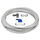 Vyair Connection Kit 1 for Fridge Water Filter Plumbing/Hose Installation compatible with American Style Refrigerators, includes connector fittings & 1/4" pipe (10m)