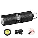 OLIGHT I1R 2 PRO EOS 180 Lumens Rechargeable EDC Keychain Flashlight, Built-in Rechargeable Battery with Type-C USB Cable, Pocket Tiny Lights for Everyday Carry, Outdoors, Indoors (Black)