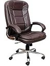 NICE GOODS Office Chair for Computer Work & Study Chair for Home | Gaming Chairs Ergonomic Revolving Rolling for Office Work at Home (1000-Tiffany Brown -HB) - Leatherette