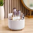 funest Makeup Brush Holder Organizer,360° Rotating Pencil Pen Holder Cup,Desk Accessories,5 Slot Make up Brushes Cup,for Storage Stand for Cosmetics Painting Pen Eyeliner or on the Vanity