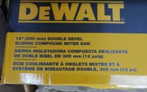 DEWALT 12" Miter Saw Double Bevel Sliding Compound DWS780 NEW
