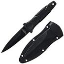 Smith & Wesson SWHRT3BF 7.5in High Carbon S.S. Full Tang Fixed Blade Knife with 3.5in False Edge Blade and TPR Handle for Outdoor, Tactical, Survival and EDC