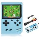 AceFox Handheld Game Console, 500 Classic FC Retro Game with 3" LCD Screen, Portable Video Games, 1200mAh Rechargeable Battery, Support to Connect TV & 2 Players