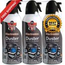 Dust Off Spray 3 Count - 10 oz Electronics Compressed Canned Air Duster Falcon