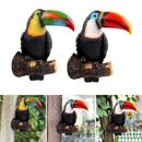 Toucan Model Home Garden Decor Bird Figurine   Hanging Toys
