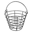KOFULL Golf Balls Bucket Metal Golf Ball Basket Durable Golf Basket ball Container Storage Golf Accessories (store 50pcs balls)