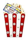 Tambola Factory Carnival Popcorn Party Housie Ticket Game (9.5 cm x 0.5 cm x 15.5 cm, Pack of 15)