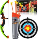 Dr.Kbder Bow and Arrow for Kids 8-12, Boys Toys Outdoor Sport Game, Green Light