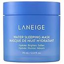 LANEIGE Water Sleeping Mask: Squalane, Probiotic-Derived Complex, Hydrate, Barrier-Boosting, Visibly Smooth and Brighten
