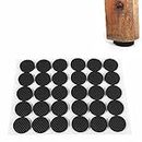 30Pcs Non-Slip Furniture Pads Round Chair Feet Pads Self Adhesive Rubber Pads Hardwood Floor Protector