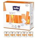 Bella Panty Soft Classic Panty Liners for Women Daily Use | Breathable | 16.2 cm long | Perfect for white discharge and Light spotting | Anatomical Shape | No Added Perfume | Pack of 1 | 60 Pcs Each