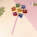 Colorful DIY Sequins Windmill Wind Spinner Home Garden Yard Decoration Kids -wf