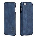 Techstudio PU Leather Flip Cover Wallet Case Magnetic Closure for iPhone 6 iPhone 6s (Royal Blue)