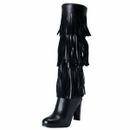 Stuart Weitzman Women's Black Leather High Heel Boots Shoes Sz 5 6 6.5 9 10