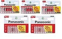 Panasonic Zinc Carbon 30 x AA & 20 x AAA Batteries Pack of 50