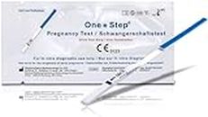 One Step 20 x Tests précoces de grossesse en bandelettes - 10 mIU/ml - le premier fournisseur en Royaume-Uni et Allemagne - D'autres options sont disponibles