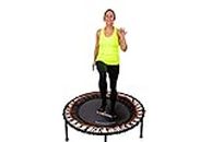 FIT Bounce PRO XL Premium Bungee Rebounder Australia | Half Folding Silent Indoor Mini Trampoline | Adults & Kids | DVDs & Online Workouts | Extra Large Bounce Area | Max 400lbs | Ready Assembled