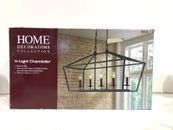 Home Decorators Collection Weyburn 5-Light Bronze Caged Island Chandelier