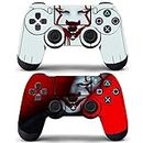 JOCHUI PS4 Controllers Skin Covers Vinyl Stickers Skin Horror Decals Wrap for Play Station 4 Controller Ghost Skin (2 Pack)