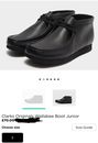 Clarks Calzado Originales Wallabee Boot Junior Niños Zapato Escolar Zapato Talla-5 JNR