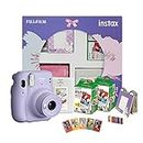 Fujifilm Instax Mini 11 Instant Camera (Lilac Purple) Happiness Box with 40 Shots