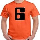 manière Rollerball Cult 70'S Sci-Fi Movie Houston 6 James Caan T Shirt Graphic Top Tee Camiseta Short-Sleeve Men T-Shirt Orange S