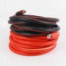 4 Gauge Automotive Power Ground Wire Flexible Truck Battery CCA Cable Black Red