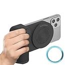 HAFOKO Magnetic Smartphone CapGrip Camera Cell Phone Selfie Grip Handle Photo Phone Shutter with Bluetooth Wireless Remote Control Compatible for iPhone All Phones Video Shooting